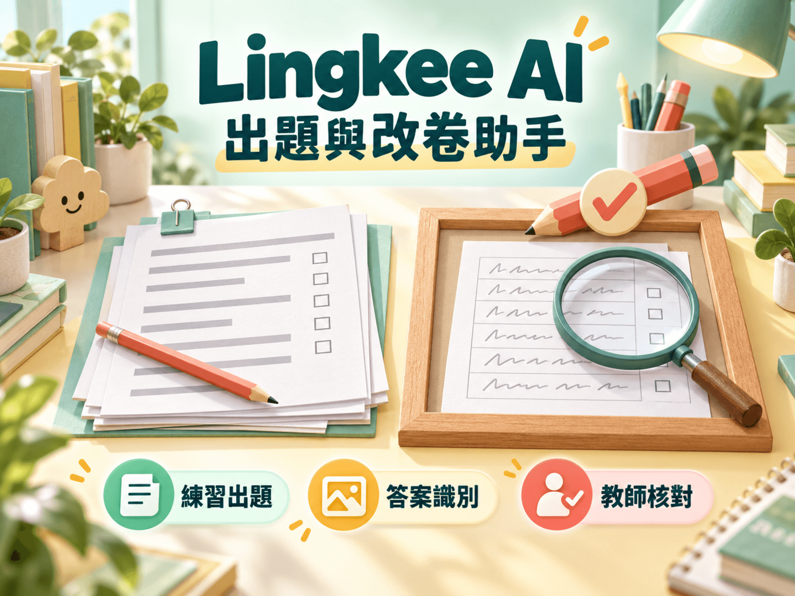 Lingkee AI · 出题与改卷助手