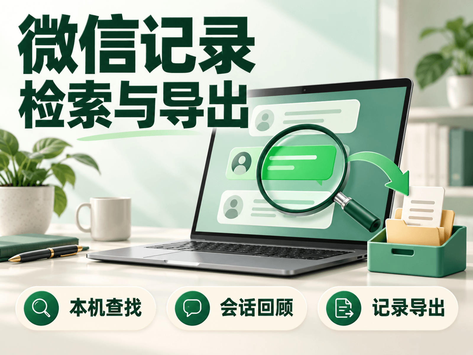 微信记录检索与导出工具