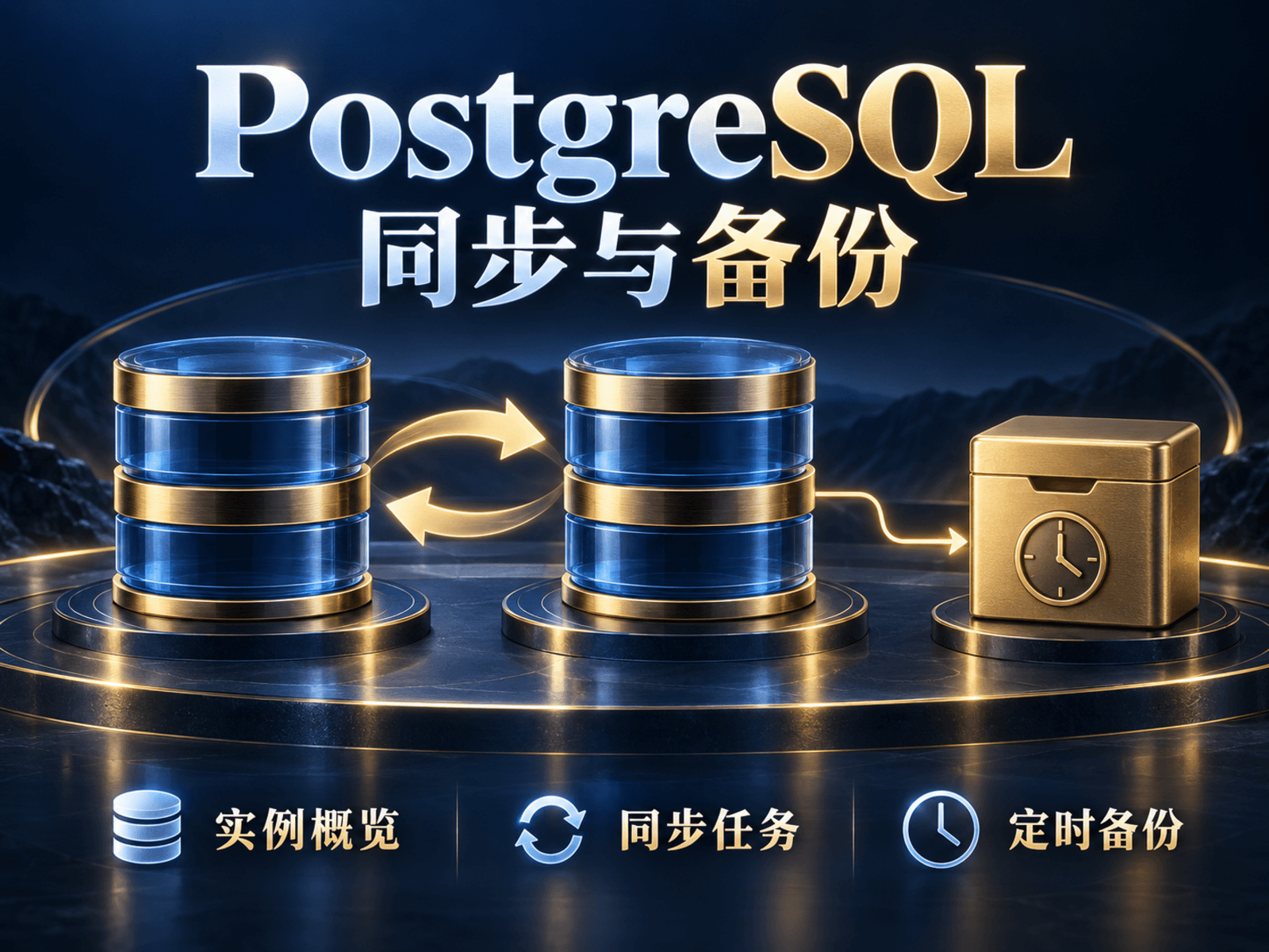 PostgreSQL 同步与备份工具