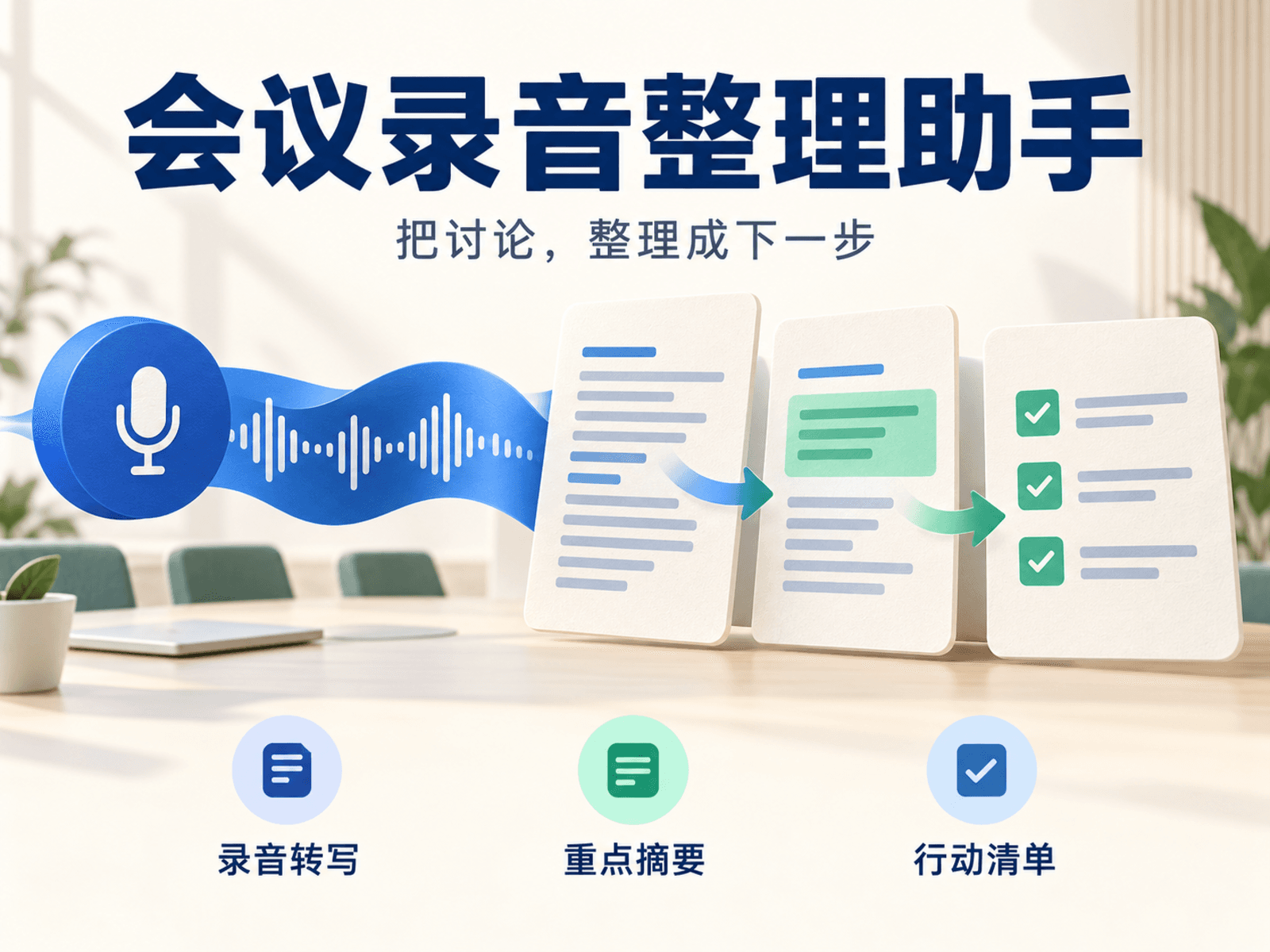 会议录音整理助手
