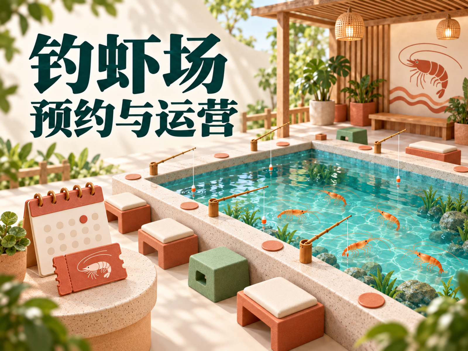 钓虾场预约与运营系统